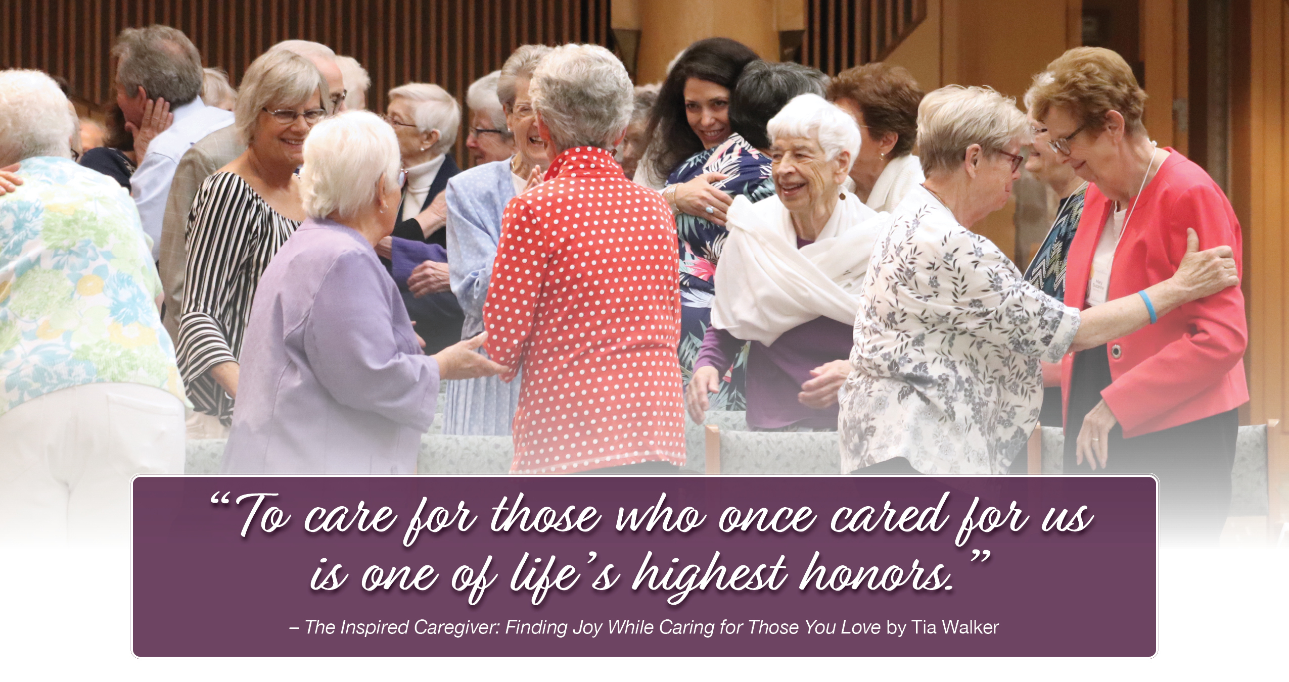 Sisters exchanging sign of peace at Mass Sisters exchanging sign of peace at Mass